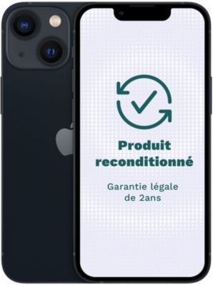 Smartphone APPLE iPhone 13 mini Noir 128Go Très Bon État - Reconditionné