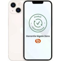 Location Smartphone APPLE iPhone 13 Blanc 128Go Batterie Neuve Reconditionné Grade A