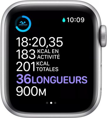 Montre connectée APPLE WATCH Serie 6 40mm Argent