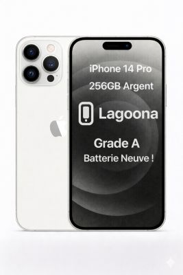 Smartphone APPLE iPhone 14 ProArgent 128Go Batterie Neuve Reconditionné