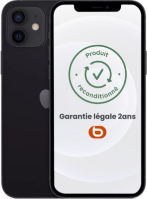 Smartphone APPLE iPhone 12 Noir 128Go Reconditionné