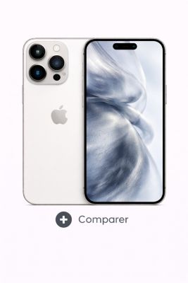 Smartphone APPLE iPhone 15 ProTitBlan 128Go BatterieNeuve Reconditionné