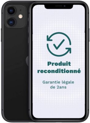 Smartphone APPLE iPhone 11 64Go Noir Reconditionné