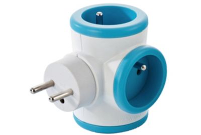 Multiprise WATT AND CO rotative 3x16A Turquoise