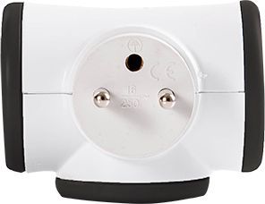 Multiprise WATT AND CO Triplite 3x16A rotative noire - Watt and
