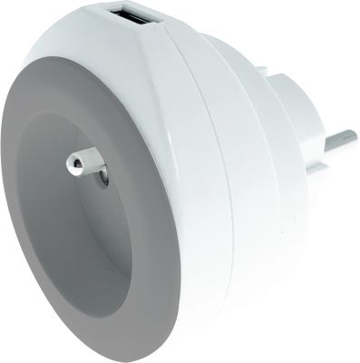 Chargeur secteur WATT AND CO Chargeur USB gris et cable 3 en1