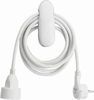 Generic Rallonge Multiprise 3 Trous Et 2 PORT USB - Blanc - Prix pas cher