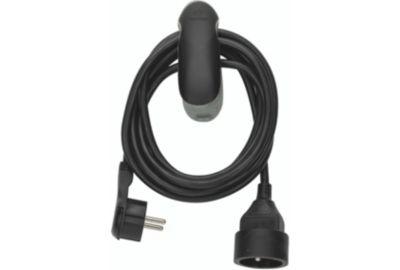 Rallonge WATT AND CO design clip 3m noir