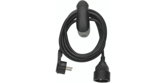 Rallonge WATT AND CO design clip 3m noir