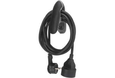 Rallonge WATT AND CO design clip 3m noir