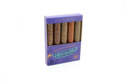 Epice LE MONDE EN TUBE Epices les poudres de perlinpinpin