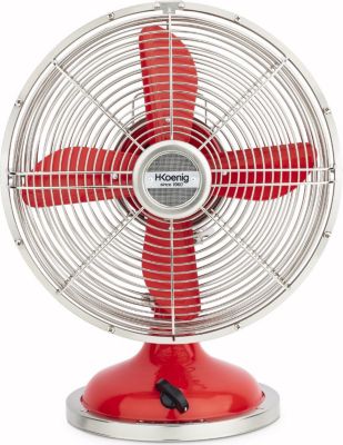 Ventilateur H.KOENIG JOE50 ROUGE