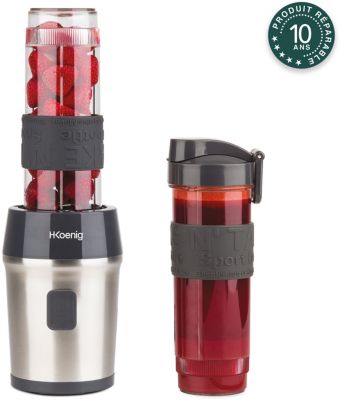 Blender en verre gradué 500W B9turbo - Inox