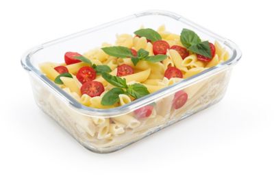 Boîte hermétique PEBBLY RECTANGULAIRE EN VERRE 0.65L