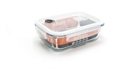 Boîte hermétique PEBBLY de conservation en verre 1L