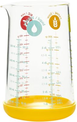 Verre doseur PEBBLY mesureur en verre avec silicone