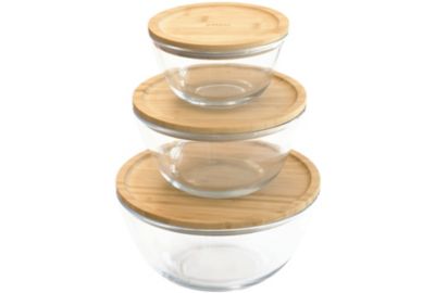 Boîte alimentaire PEBBLY Bol a mixer rond 1.6L avec couvercle