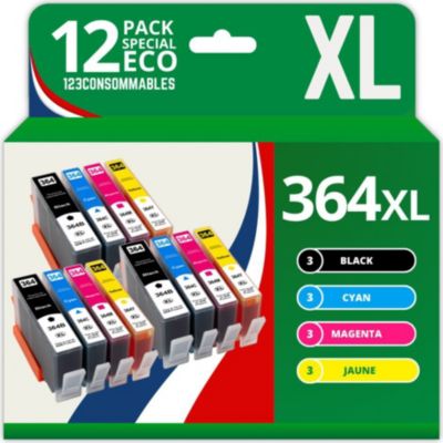 Cartouche d'encre 123CONSOMMABLES HP 364