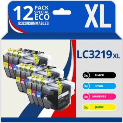 Cartouche d'encre 123CONSOMMABLES BROTHER LC3217 / LC3219