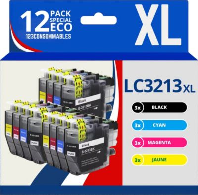 Cartouche d'encre 123CONSOMMABLES BROTHER LC3211 / LC3213