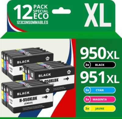 Cartouche d'encre 123CONSOMMABLES HP 950 / HP 951