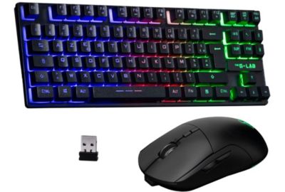Pack clavier et souris gamer THE G-LAB COMBO OXYGEN EX