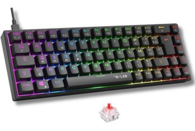 Clavier gamer THE G-LAB KEYZ TITAN B FR