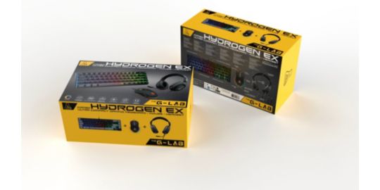 Clavier gamer THE G-LAB Combo Hydrogen 3 en 1