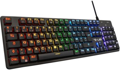 Clavier gamer THE G-LAB KEYZ- PLATINIUM FR