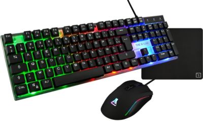 Pack clavier et souris gamer THE G-LAB COMBO YTTRIUM FR 3EN 1
