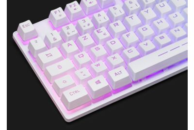 Clavier gamer THE G-LAB KEYZ CAESIUMT FR BLANC