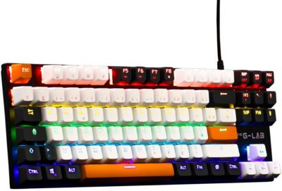 Clavier gamer THE G-LAB KEYZ MERCURY FR COLORS