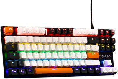 Clavier gamer THE G-LAB KEYZ MERCURY FR COLORS