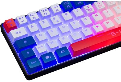 Clavier gamer THE G-LAB KEYZ HYDRO FR BLEU/BLANC/ROUGE