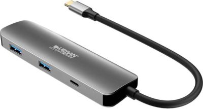 Hub URBAN FACTORY USB-C 4-en-1 HDMI 4K / 2 USB 3.0 / USB-C