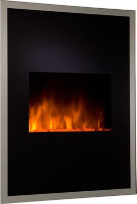 Klarstein st. Moritz cheminée électrique effet flammes - chauffage 1850w -  design poêle blanc - Conforama