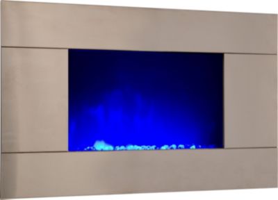 Cheminée électrique CHEMIN ARTE décorative design PURE INOX Color Style