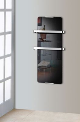 Chauffage électrique CHEMIN ARTE Radiateur sèche serviette noir 600W