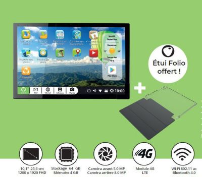 Tablette ORDISSIMO Tablette Ordissimo Celia + Étui Folio