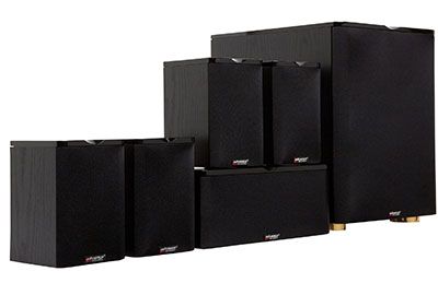 Pack 5 ADVANCE ACOUSTIC MAV 502 NOIR