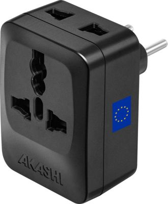Adaptateur de voyage AKASHI Adaptateur Voyage Multiprise AUS / NZ