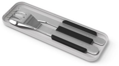 Couverts MONBENTO MB Slim Box - trio couteau - Noir