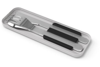Couverts MONBENTO MB Slim Box - trio couteau - Noir