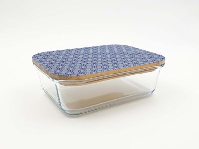 Boîte alimentaire COOKUT deconservation 1 L geometrique