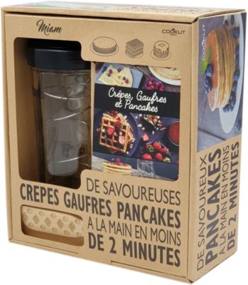 Shaker COOKUT à crepes avec spatule et livre