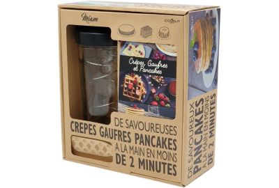 Shaker COOKUT à crepes avec spatule et livre