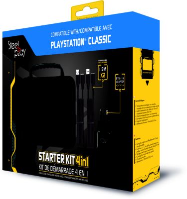 Housse de protection STEELPLAY Pack 4 en 1 pour PlayStation Classic Reconditionné Housse de protection STEELPLAY Pack 4 en 1 pour PlayStation Classic Reconditionné