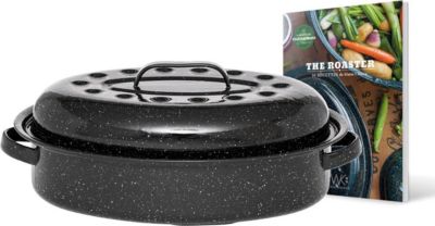 Cocotte GRANITEWARE Cocotte ovale en acier émaillé, Roaster