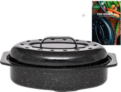 Cocotte GRANITEWARE Cocotte ovale en acier émaillé, Roaster