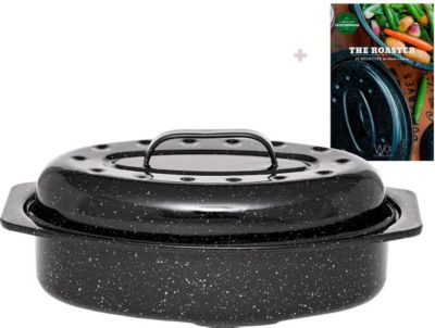 Cocotte GRANITEWARE Cocotte ovale en acier émaillé, Roaster